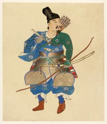 Japanischer Krieger, 1800 - 1870